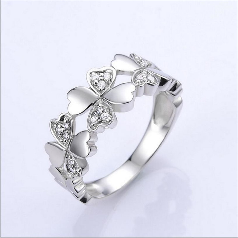 four-leaf clover ring